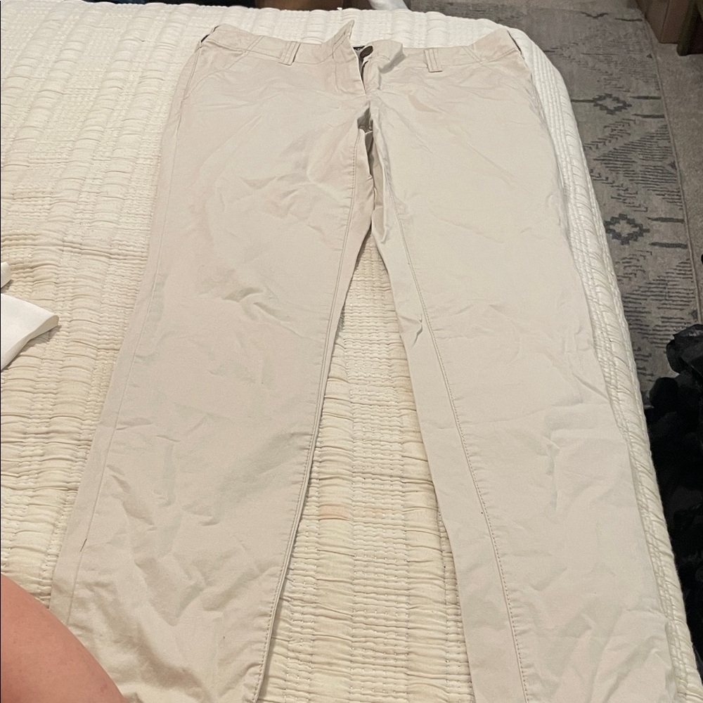Dalia Collection Beige Trousers